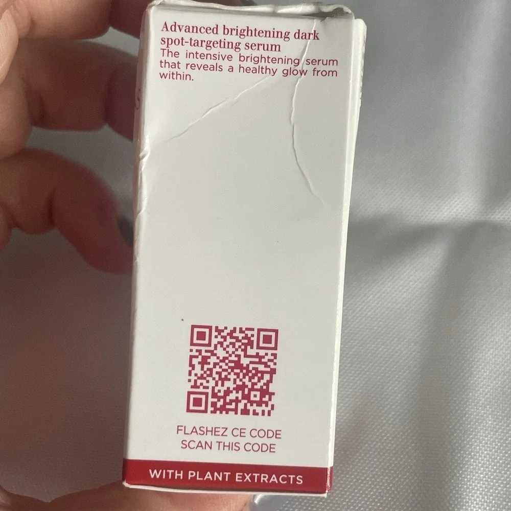 Clarins Paris Bright Plus Advanced Brightening Serum Trial Size 7 mL 0.2 Oz